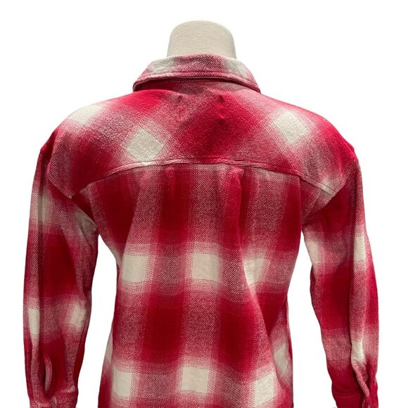 Zara Kids Girls Plaid Button-Up Shirt 10, Flannel Style Fall School Holiday Warm - Picture 8 of 8